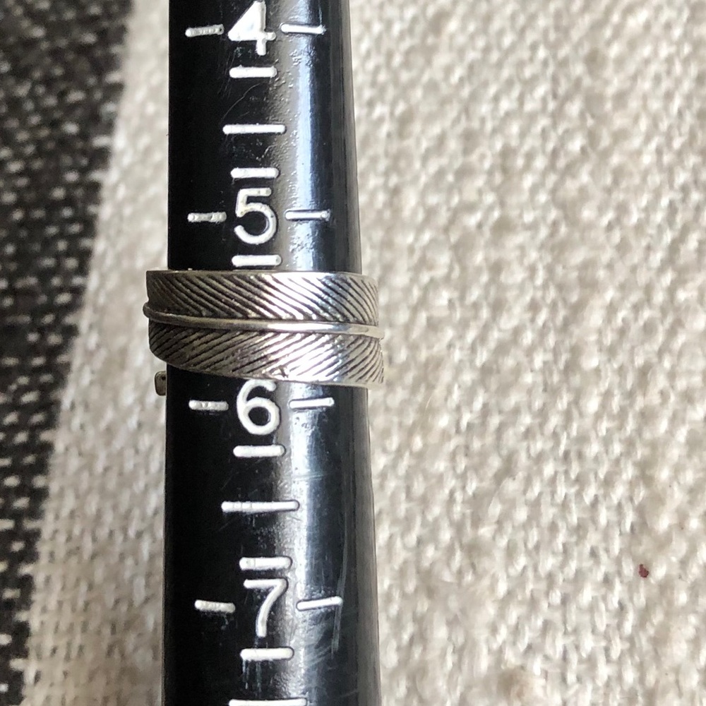 Leaf Silver Ring - image 6